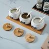 北欧调料盒陶瓷调味盒盐罐子商用家用厨房套装组合装个性创意收纳