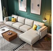 北欧现代客厅小户型组合贵妃转角多人沙发别墅区公寓住宅区沙发
