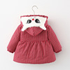 女童冬季外套棉袄宝宝洋气棉衣小孩衣服冬装加绒加厚儿童保暖棉服