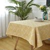 ins北欧棉麻布艺餐桌布日式小清新茶几长方形防烫黄色书桌子台布