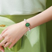 聚利时女表高级感气质小众轻奢小珍珠手链表女士手表2024礼物
