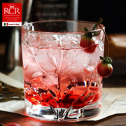 rcr意大利进口水晶玻璃威士忌，杯水杯洋酒杯饮料，果汁家用西餐酒杯