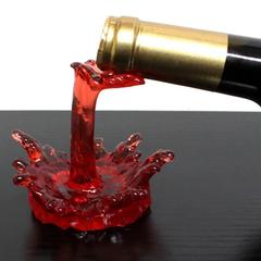 工厂红酒架摆件家居桌面红酒托装饰品透明树脂工艺品摆设