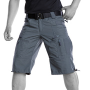 隐忍全地形迷彩裤男士，短裤夏外穿设计感户外服装，多口袋战术短裤