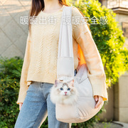 猫包保暖秋冬猫咪外出便携可折叠狗狗中小型犬笼斜跨单肩手提拎袋