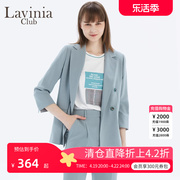 laviniaclub拉维妮娅春夏纯色，女士小西装，外套休闲职场通勤西服