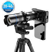 apexel手机镜头20-40倍变焦山顶拍演唱会落地支架，手机高清望远镜