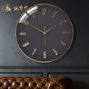欧式钟表挂钟客厅家用时尚2024挂表北欧简约装饰时钟石英钟