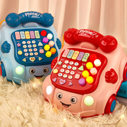 婴儿童仿真电话机座机音乐早教益智多功能故事机1一2岁宝宝男女孩