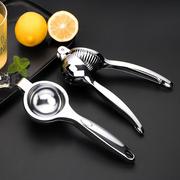 亚马逊柠檬夹榨汁器，家用水果柠檬压汁器锌合金苹果橙子手动榨汁器