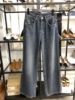 freetowear深灰色，牛仔直筒裤长裤，常规2023年秋季修身设计