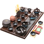 功夫茶具套装家用陶瓷泡茶盘不带电磁炉整套小型茶台排水式茶海杯