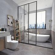 卫生间瓷砖墙砖300x600灰色厨房墙，面砖厕所浴室阳台内墙瓷片3060