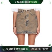 香港直邮Acne Studios 艾克妮 女士 Loose-Fit 纽扣牛仔半身裙 AF