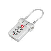 奥本钢缆挂锁密码锁tsa出国旅行箱包背包锁柜，门锁抽屉锁a029