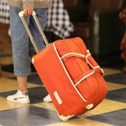 2轮子能飞机滑轮带，合一行李袋超轻拉杆，轮带旅行旅行包手提带