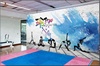 5D8D瑜伽馆养生馆休闲会所立体无缝电视客厅背景墙壁纸3D大型壁画