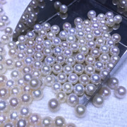 5a级颗粒珍珠裸珠淡水，珍珠2-12mm散珠天然色