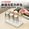 日本imakara杯架挂水杯倒挂置物架家用茶杯收纳托盘防滑沥水架子