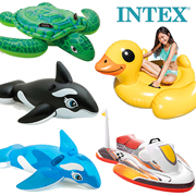 水上动物充气坐骑大海龟，蓝鲸黑鲸浮排漂浮玩具成人儿童游泳圈气垫