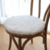 小沙卷花毛圆形椅垫纯羊毛坐垫羊毛沙发垫地毯餐椅垫卷毛皮毛一体