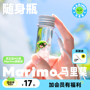 marimo马里莫(马里莫)随身瓶口袋宠物趣味水培好养幸福海藻球藻盆栽礼物
