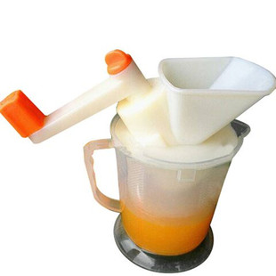 手动多功能榨汁机迷你小型手动绞肉机家用水果手摇果汁器豆浆汁机