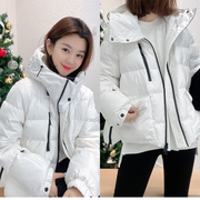 白色韩系宽松羽绒服短款洋气减龄欧洲站冬季女装欧货潮