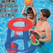 水上玩具球游泳池水上篮球，排球框足球框手球门，成人儿童戏水玩具夏