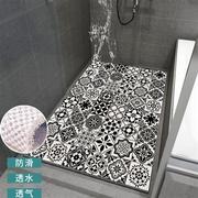 浴室防滑垫淋浴垫超大号浴室塑料丝圈地垫淋浴房洗澡镂空透水pvc