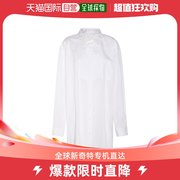 香港直邮Maison Margiela 女士白色棉质衬衫式连衣裙
