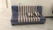北京双人布艺沙发床单人，折叠简易沙发，组合小户型拐角贵妃榻租房用