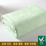 促夏季竹浆纤维毛巾被纯棉双人单人冰丝毯婴儿童空调毯盖毯薄被品
