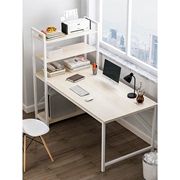 宜家乐简易电脑台式桌家用简约租房一体桌，书桌书架组合卧室办公桌