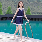 13儿童泳衣女童连体，12岁中大童游泳装15女孩，学生2023浮力韩版