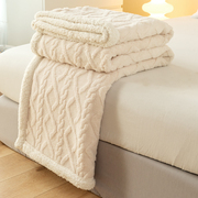 塔夫绒毛毯加厚羊羔绒，小毯子办公室午睡毯床上用盖毯沙发毯空调毯