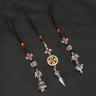 十字金刚杵吊牌藏式吊坠拉萨纪念品西藏小挂件饰品项链藏族工艺品