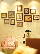 家居饰品免打孔沙发照片墙欧式美环保相框，创意组合复古相片墙古典