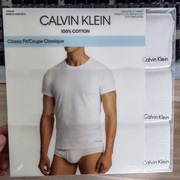 美国直邮CKCalvin Klein男士纯棉打底衫内衣T恤3件圆领纯色