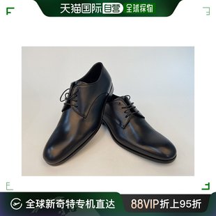 香港直邮GIORGIO ARMANI 男士黑色系带皮鞋 X2C340-XC157-00002