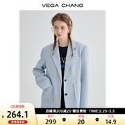 vegachang休闲小西装，女2024年春季通勤ol时尚，女士西服外套潮