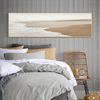 奶油风客厅装饰画高级感抽象海景床头，卧室现代简约沙发背景墙挂画