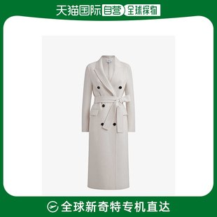 香港直邮潮奢 Reiss 蕊丝 女士Arla 双排扣系腰带羊毛混纺大衣