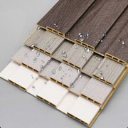生态木195长城板吸音板塑木pvc吊顶竹木纤维格栅装饰板墙裙护墙板