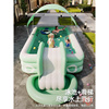 大型气垫游泳池家用宝宝婴儿童充气洗澡池户外折叠成人滑梯戏水池