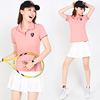 夏季网球服防走光运动套裙女2024polo领棒球服休闲运动套装女