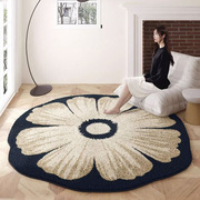 法式花朵异形沙发地毯客厅吸水防滑茶几，毯家用易打理(易打理)仿羊绒地毯