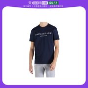香港直邮Paul & Shark 海军蓝圆领短袖T恤 21411022潮流