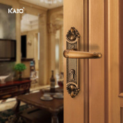德国O房门锁室内卧室欧式家用门锁把手静音美式实木门锁具