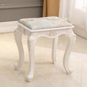 欧式化妆凳简约现代白色梳妆台凳子椅子圆凳卧室梳妆凳美甲方凳